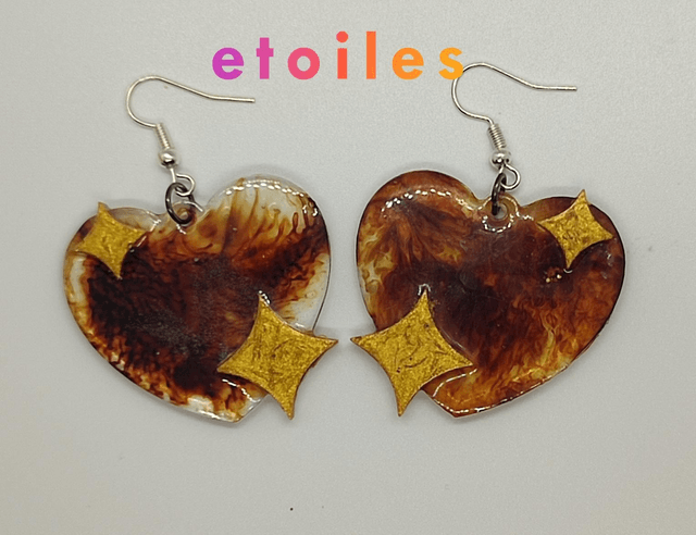 boucles d'oreilles cœur 