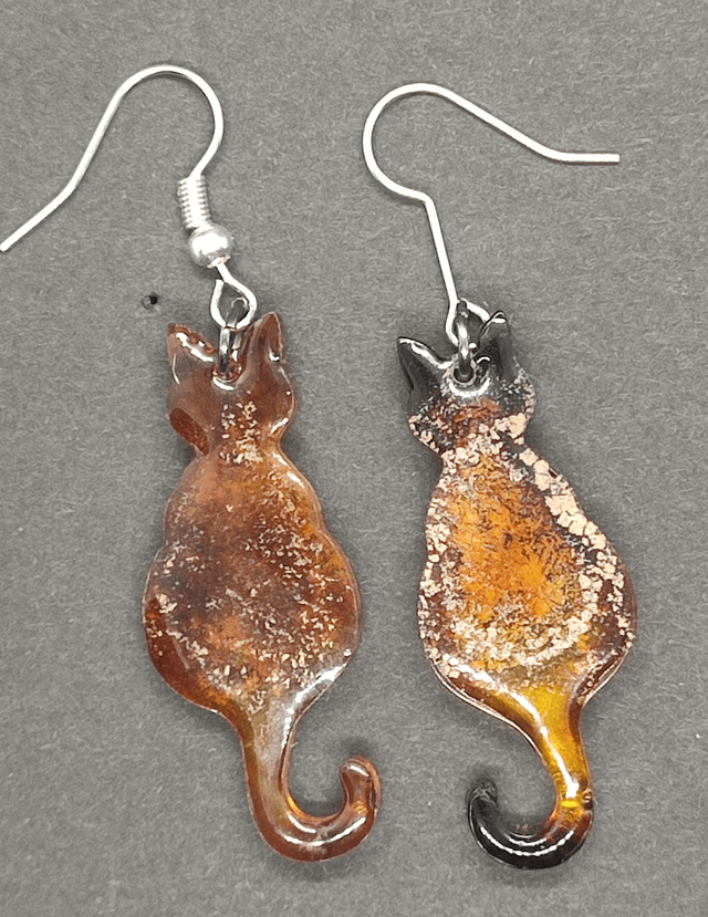boucle d'oreilles chat