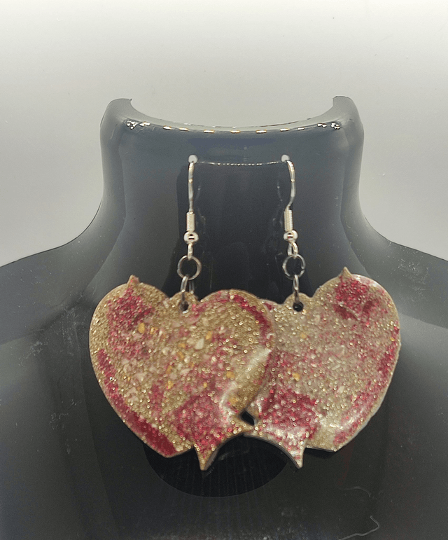 boucles d'oreilles "chatbrille"