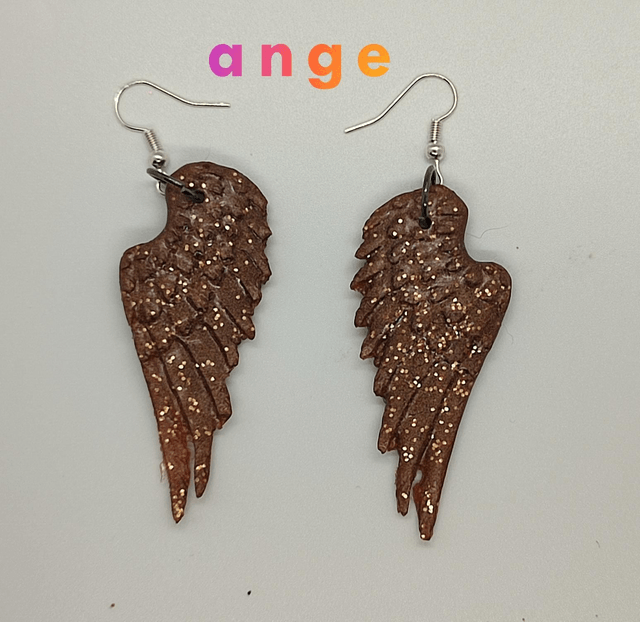 boucles d'oreilles ailes